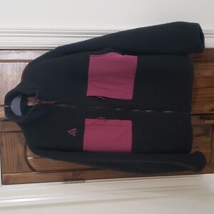 Nike ACG Fleece Men's Size Medium M Black Maroon